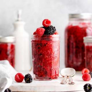 Raspberry Blackberry Freezer Jam
