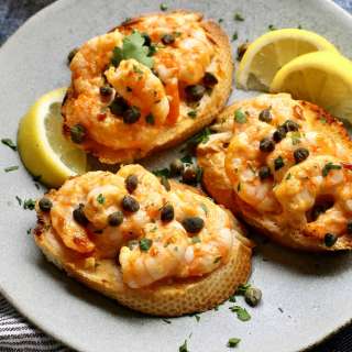 Sriracha Shrimp Toast