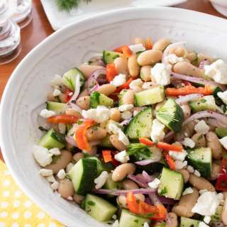 Mediterranean White Bean Salad