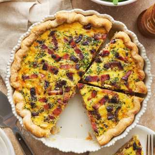 Quiche Lorraine with Bacon and Gruyere
