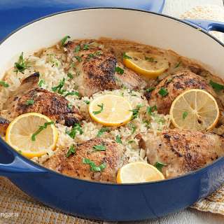 One Pot Chicken and Lemon Rice