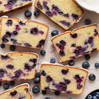 Blueberry Pound Cake