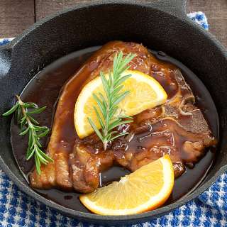 Skillet Marmalade Pork Chops