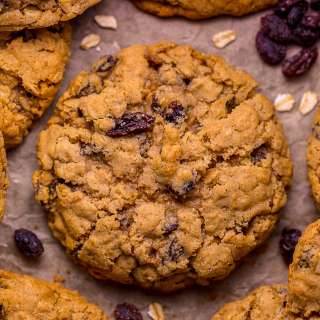 The Best Oatmeal Raisin Cookies