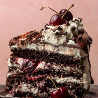 Mile-High Black Forest Cake