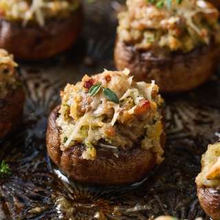 Italian Sausage Stuffed Mushrooms