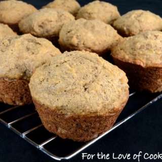 Roasted Banana Muffins