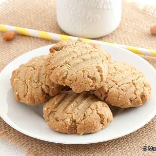 Low Fodmap Buckwheat Peanut Butter Cookies