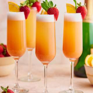 Sunrise Strawberry Mimosa Recipe