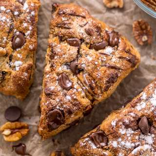 Chocolate Pecan Scones