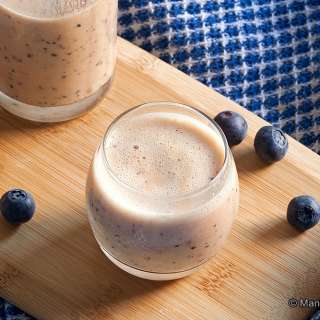 Orange, Blueberry, Passion fruit Smoothie