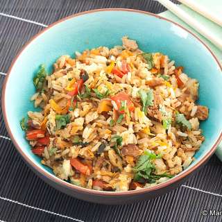 Low Fodmap Tuna Fried Rice