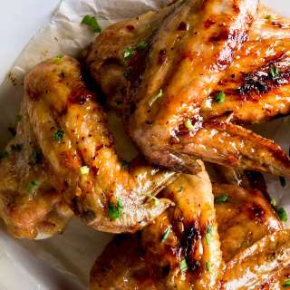 Orange Maple Glazed Chicken Wings
