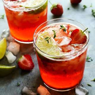 Strawberry Gin and Tonic