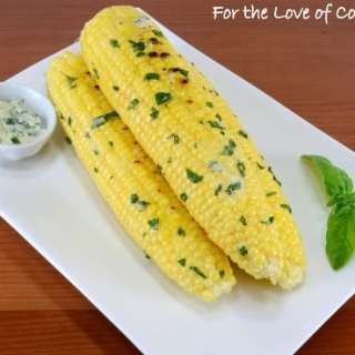 Grilled Corn with Herb and Garlic Butter