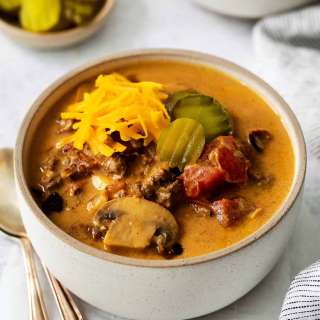 Bacon Cheeseburger Soup