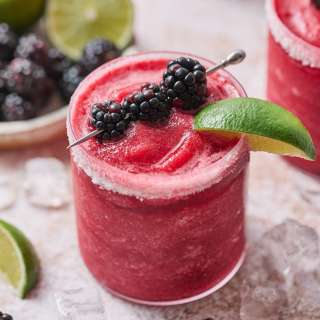 Frozen Blackberry Margaritas