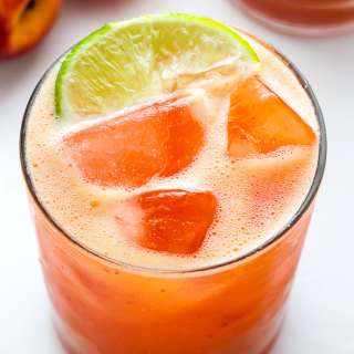 Fresh Peach Margaritas