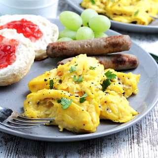 Healthy Scrambled Eggs Recipe