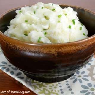 Garlic and Chive Mashed Potatoes
