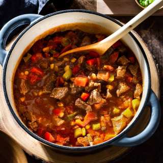 Chuck Roast Chili (Dutch Oven)