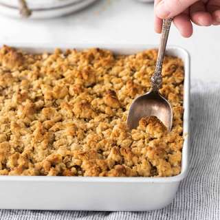 Overnight Baked Apple Oatmeal