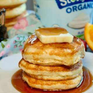 Fluffy Pancakes - Silver Dollar Size Yogurt Pancakes