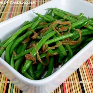 Green Beans with Caramelized Shallots