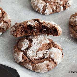 Low Fodmap Cocoa Crinkle Cookies
