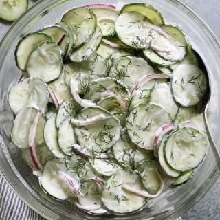 Creamy Cucumber Salad