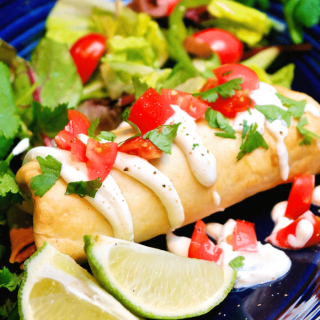 Air Fryer Shredded Beef Chimichanga Recipe