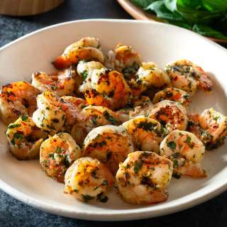 Spicy Basil Marinated Shrimp