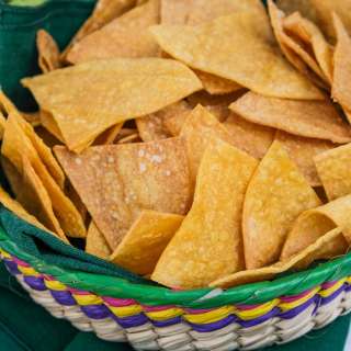 Healthy Tortilla Chips Baked or Air Fried