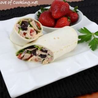 Mediterranean Chicken Wrap