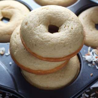 Glazed Coconut Donuts