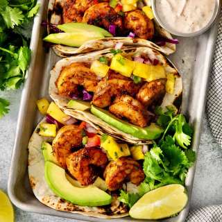 Blackened Shrimp Tacos