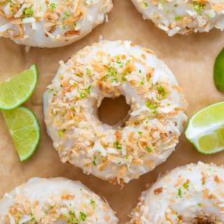 Key Lime Coconut Donuts
