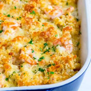 Baked Shrimp Mac and Cheese