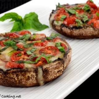 Caprese Stuffed Roasted Portobellos