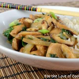 Chicken, Shiitake, and Kale Stir Fry