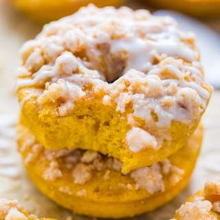 Pumpkin Coffee Cake Donuts