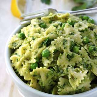 Farfalle with Peas, Parsley, and Parmesan