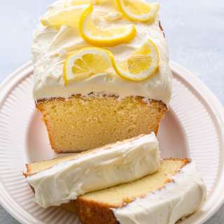 Lemon Pound Cake with Lemon Cream Cheese Frosting