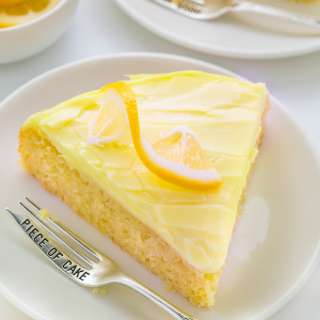 Lemon Cake with Lemon Cream Cheese Frosting
