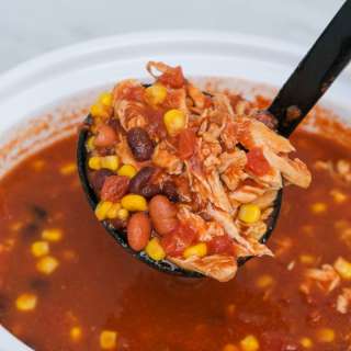 Slow Cooker Chicken Taco Soup Recipe