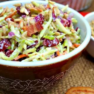 Broccoli Slaw Lightened Up