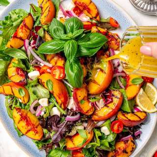 Grilled Peach Salad