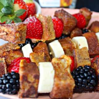 French Toast Kabobs With Fruit