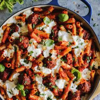 Meatball Pasta Casserole