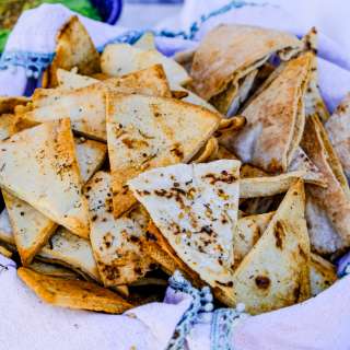 Air Fryer Pita Chips Recipe